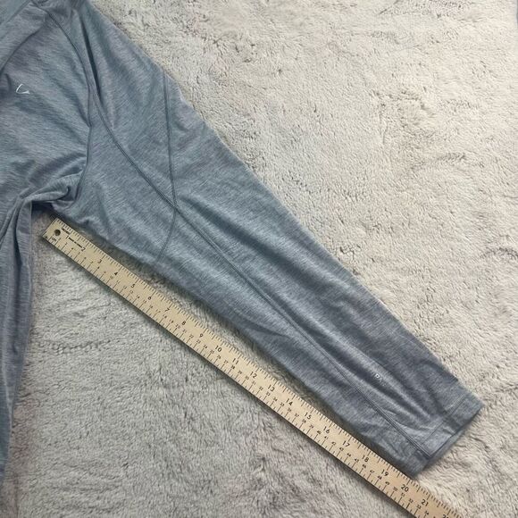 Paradox 1/4 Zip Shirt Mens Size XL Grey Merino Wool Blend Dri-release Fresh Guar - Picture 8 of 9